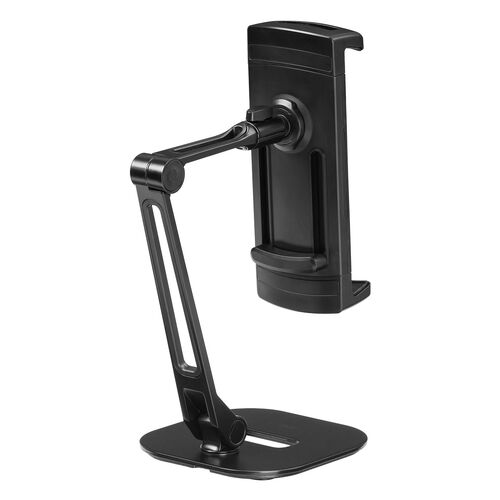 モバイルモニタースタンド（据え置き・17.3インチ・16インチ・15.8インチ・15.6インチ・360°回転・3関節アーム・高さ・角度調整 モバイルディスプレイ iPad タブレット