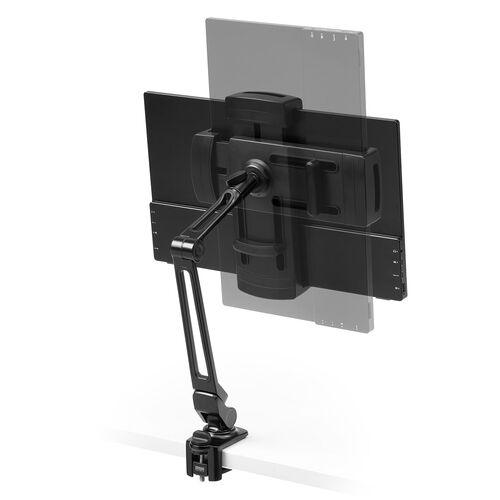 モバイルモニタースタンド（クランプ・17.3インチ・16インチ・15.8インチ・15.6インチ・360°回転・3関節アーム・高さ・角度調整・モバイルディスプレイ・iPad・タブレット）