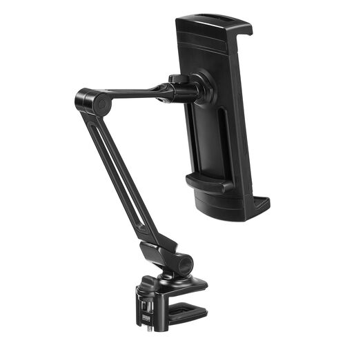 モバイルモニタースタンド（クランプ・17.3インチ・16インチ・15.8インチ・15.6インチ・360°回転・3関節アーム・高さ・角度調整・モバイルディスプレイ・iPad・タブレット）