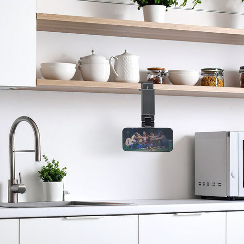 MagSafe対応スマホスタンド（トラベルスマホホルダー・磁気吸着・360度調整・片手操作・新幹線・飛行機・折りたたみ・持ち運び・旅行・出張・自撮り棒・iPhone/Android・メタルリング付属）