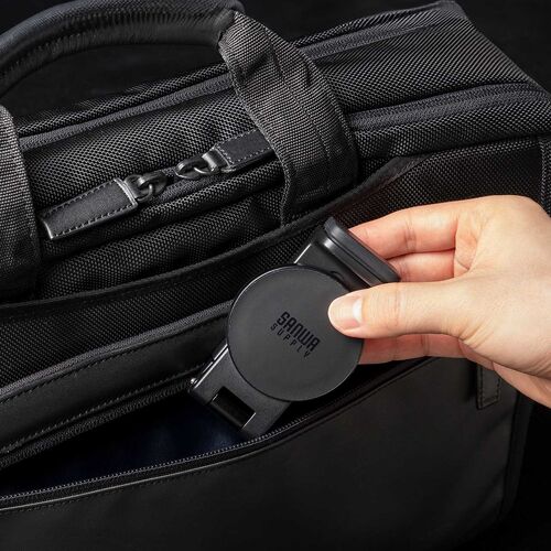 MagSafe対応スマホスタンド（トラベルスマホホルダー・磁気吸着・360度調整・片手操作・新幹線・飛行機・折りたたみ・持ち運び・旅行・出張・自撮り棒・iPhone/Android・メタルリング付属）