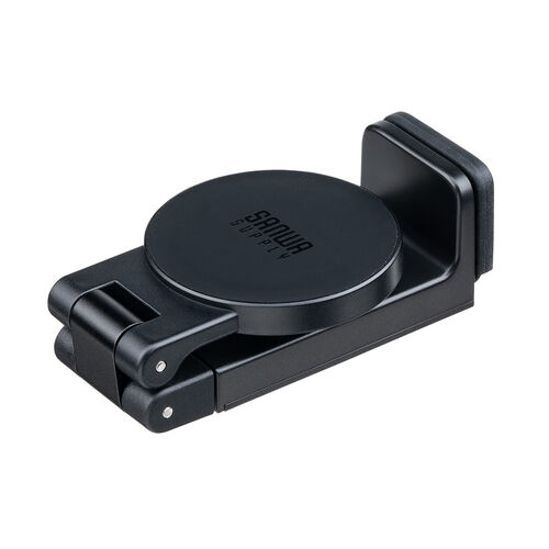 MagSafe対応スマホスタンド（トラベルスマホホルダー・磁気吸着・360度調整・片手操作・新幹線・飛行機・折りたたみ・持ち運び・旅行・出張・自撮り棒・iPhone/Android・メタルリング付属）