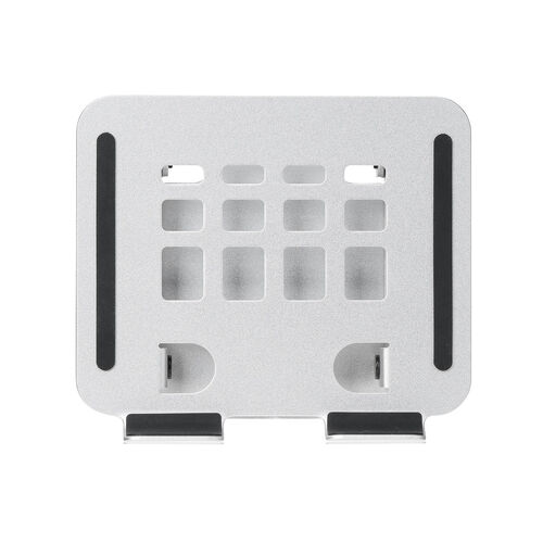 タブレットスタンド（折りたたみ・アルミ製・無段階・角度調整・2関節・スマートフォンスタンド・Switch・シルバー）