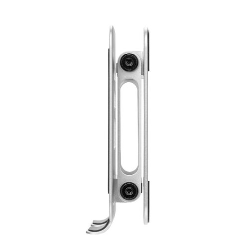 タブレットスタンド（折りたたみ・アルミ製・無段階・角度調整・2関節・スマートフォンスタンド・Switch・シルバー）