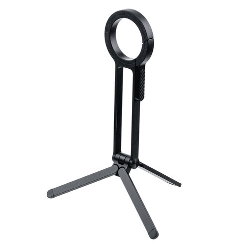 MagSafe対応スマホスタンド（スマホ三脚・折りたたみ式・持ち運び・ミニ三脚・自撮り棒・360°回転・無段階角度調整・縦置き・横置き・ iPhone/Android・メタルリング付属）