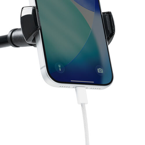 スマホホルダー（フレキシブルアーム・3.5～6インチまで対応・自由自在・スマホアーム・クランプ固定式・デスクサイド・ベッドサイド・寝ながら・360度回転）