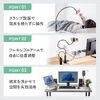 スマホホルダー（フレキシブルアーム・3.5～6インチまで対応・自由自在・スマホアーム・クランプ固定式・デスクサイド・ベッドサイド・寝ながら・360度回転）