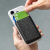 MagSafe対応スマホスタンド（カード収納付き・カードケース・マグネット着脱・ウォレットスタンド・薄型・角度調整・iPhone対応・ブラック）