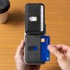 MagSafe対応スマホスタンド（カード収納付き・カードケース・マグネット着脱・角度調整・指フック・iPhone対応・ブラック）