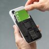 MagSafe対応スマホスタンド（カード収納付き・カードケース・マグネット着脱・角度調整・伸縮指フック・iPhone対応・ブラック）