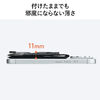 MagSafe対応スマホスタンド（カード収納付き・カードケース・マグネット着脱・角度調整・伸縮指フック・iPhone対応・ブラック）
