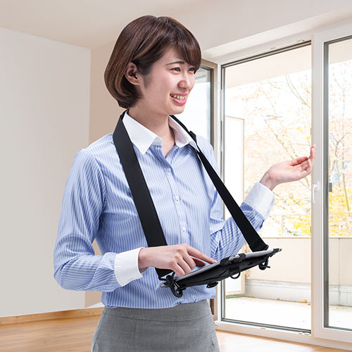 iPad・タブレットケース（ショルダーケース・ハンドホルダー・10インチ・11インチ対応・汎用ケース）