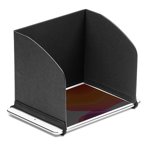 iPad・タブレット用遮光フード（サンシェード・屋外用・日焼けフード・日光時見やすく・Sサイズ）