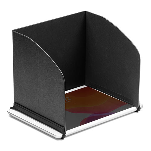 iPad・タブレット用遮光フード（サンシェード・屋外用・日焼けフード・日光時見やすく・Mサイズ）