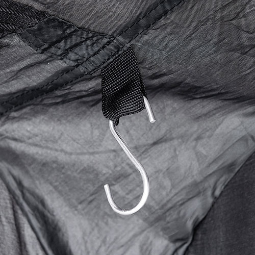 プライバシーテント（個室テント・ゲーミングテント・室内テント・プライベート・防災・一人用・テレワーク・折りたたみ・ブラック）