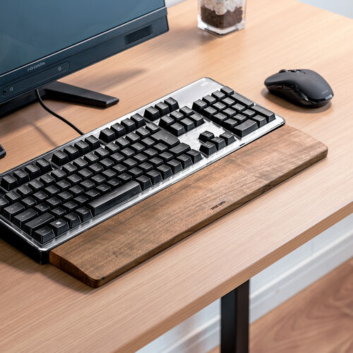 木製リストレスト（天然木使用・幅44cm・Lサイズ・キーボード入力向け・腱鞘炎対策・パームレスト）