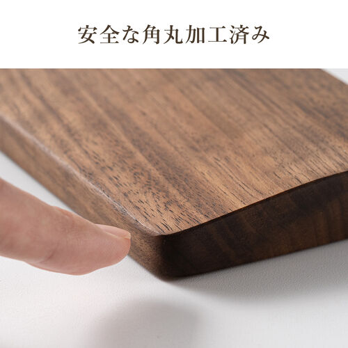 木製リストレスト（天然木使用・幅44cm・Lサイズ・キーボード