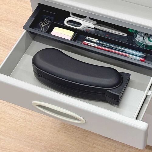 リストレスト（キーボード マウス兼用・ロング ショート 可変式・疲労軽減・幅約44.5cmから最大68cm・柔らかクッション・すべり止め付き・PU素材・ブラック）