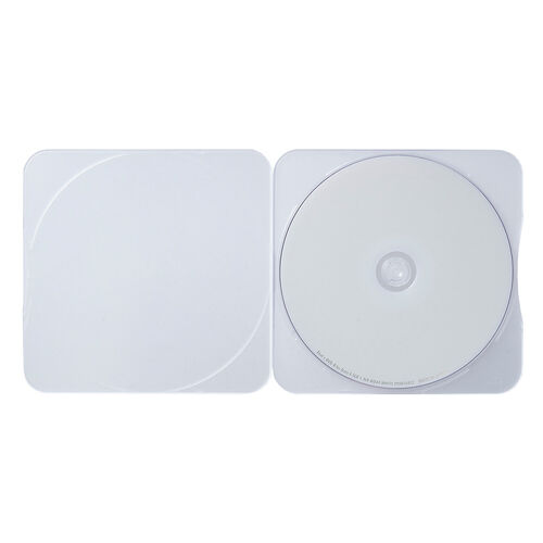 割れないCD・DVDケース（スリム・PP素材・1枚収納・クリア・1000枚（25枚×40セット）入り）