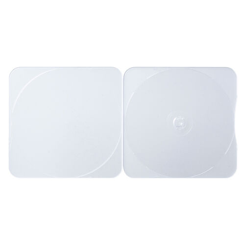 割れないCD・DVDケース（スリム・PP素材・1枚収納・クリア・1000枚（25枚×40セット）入り）