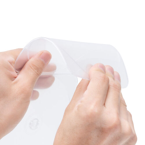 割れないCD・DVDケース（スリム・PP素材・1枚収納・クリア・500枚（25枚×20セット）入り）