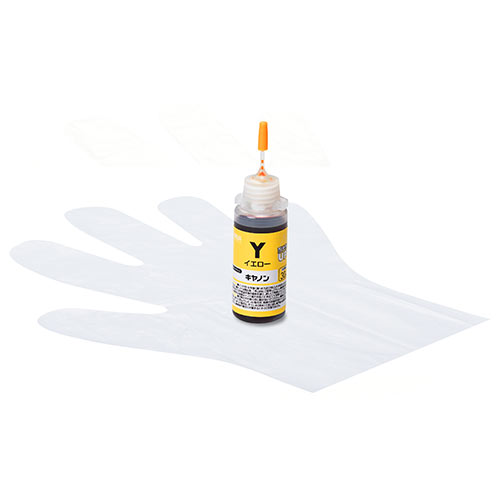 詰め替えインク BCI-320/321/325/326/350/351/370/371/380/381（イエロー・30ml）