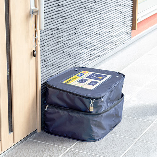 宅配ボックス（折りたたみ・大容量・75リットル・置き型・拡張可能）