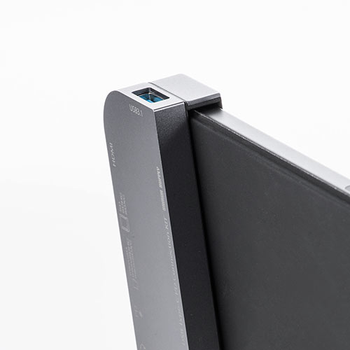 iPad Pro 2018年モデル用USBハブ（Type-Cハブ・ドッキングハブ・カードリーダー・SD/microSD・PD・HDMIポート・3.5mmジャック・アルミ）