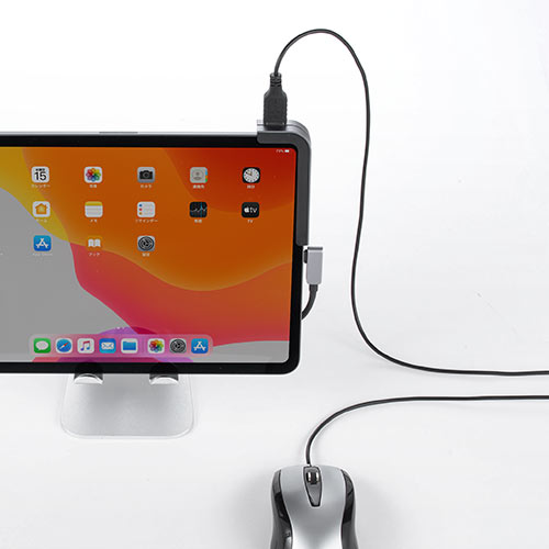 iPad Pro 2018年モデル用USBハブ（Type-Cハブ・ドッキングハブ・カードリーダー・SD/microSD・PD・HDMIポート・3.5mmジャック・アルミ）