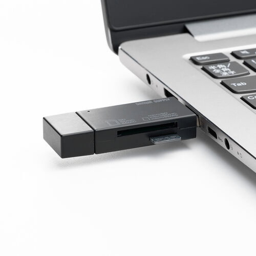 SD＋microSDカードリーダー（Type-C＋USB A両対応・USB3.2 Gen1・Androidスマホ・タブレット・iPad・Mac・Windows対応）