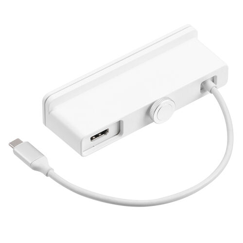 ドッキングステーション（USBハブ・タイプCハブ・ クランプ式・固定・ドッキングハブ・HDMI出力・USB Aポート・SDカードリーダー・ホワイト・おすすめ） ADR330W サンワサプライ