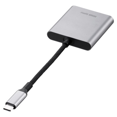 Type-Cカードリーダー（PD100W対応・microSD・SD・UHS-II・メッシュケーブル・アルミ・コンパクト・iPhone15・iPad）