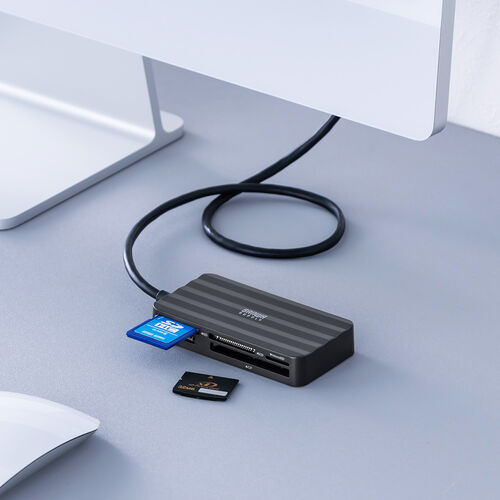 マルチカードリーダー（SD・MicroSD・CF xD MS対応・5 in 1・USB-C・USB A・Windows・Mac・iPhone15/16・Android）