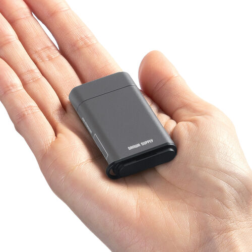 USB-C カードリーダー（UHS-II 対応・SDカード・microSDカード・同時認識・コンパクト・USB3.0・USB 5Gbps・Type-C・高速転送・SDXC/SDHC・ガンメタリック）