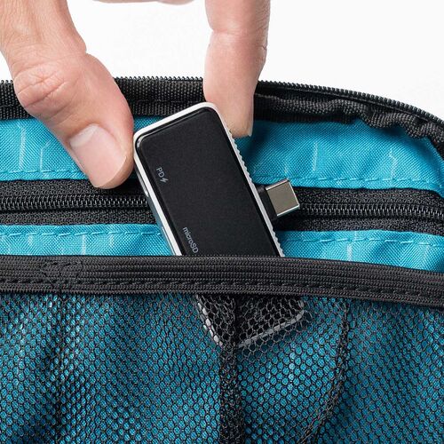 USB-C モバイルハブ 3-in-1 映像出力対応 ARグラスアダプター 拡張アダプタ PD100W 急速充電対応 Xreal One Pro対応 microSD USBハブ