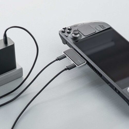 USB-C モバイルハブ 3-in-1 映像出力対応 ARグラスアダプター 拡張アダプタ PD100W 急速充電対応 Xreal One Pro対応 microSD USBハブ