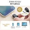 USB-C 超小型カードリーダー（スマホ・バックアップ・microSDカード・iPhone Android 対応・写真・動画・コンパクト・MFi認証・iXflash・ピンク）