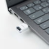 USB-C 超小型カードリーダー（スマホ・バックアップ・microSDカード・iPhone Android 対応・写真・動画・コンパクト・MFi認証・iXflash・ホワイト）