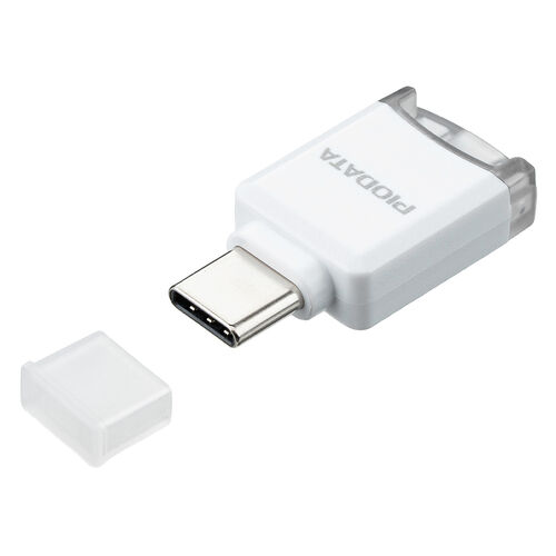 USB-C 超小型カードリーダー（スマホ・バックアップ・microSDカード・iPhone Android 対応・写真・動画・コンパクト・MFi認証・iXflash・ホワイト）