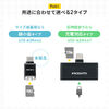 USB-C 超小型カードリーダー（スマホ・バックアップ・microSDカード・iPhone Android 対応・写真・動画・コンパクト・MFi認証・iXflash・ホワイト）