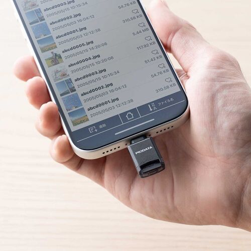 USB-C 超小型カードリーダー（スマホ・バックアップ・microSDカード・iPhone/Android 対応・写真・動画・コンパクト・MFi認証・iXflash）