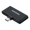 USB-C カードリーダー（PD充電対応・スマホ・バックアップ・microSDカード・iPhone/Android 対応・PD60W・写真・動画・コンパクト・MFi認証・iXflash・ブラック）