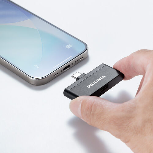 USB-C カードリーダー（PD充電対応・スマホ・バックアップ・microSDカード・iPhone/Android 対応・PD60W・写真・動画・コンパクト・MFi認証・iXflash・ブラック）