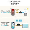 USB-C カードリーダー（PD充電対応・スマホ・バックアップ・microSDカード・iPhone/Android 対応・PD60W・写真・動画・コンパクト・MFi認証・iXflash・ブラック）