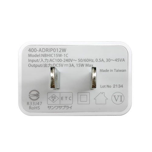 バックアップ付きAC充電器 充電器  iPhone iPad AC一体型 microSD保存 Type-C接続