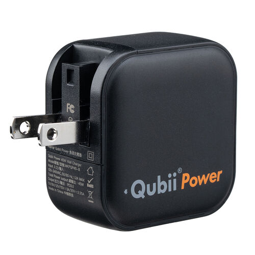 Qubii Power（USB-C バックアップ ＆ 急速充電・PD45W・iPhone/Android 対応・microSD・カードリーダー・写真保存・10年保証・ブラック）