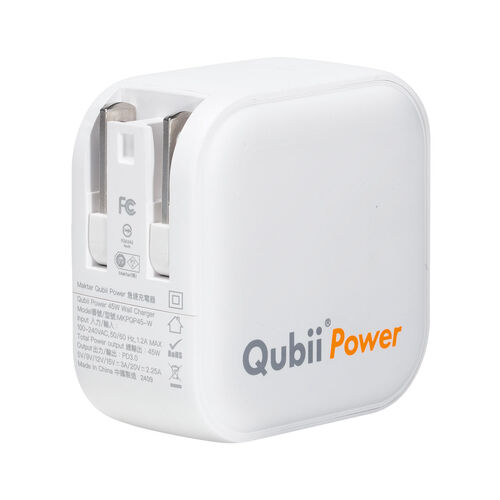 Qubii Power（USB-C・バックアップ ＆ 急速充電・iPhone対応・Android対応・microSD保存・カードリーダー・10年保証・ホワイト）