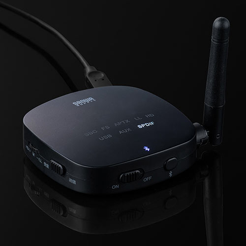 トランスミッター＆レシーバーBluetooth 5.0 3.5mm送信機＆受信機 Bluetoothオーディオレシーバー＆トランスミッター（受信機