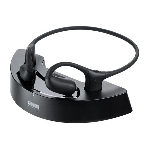 ワイヤレス テレビ用 イヤホン（簡単操作・ペアリング不要・置くだけ充電・耳を塞がない・オープンイヤー・手元スピーカー・ヘッドセット・低遅延・高齢者・オーディオ送信機・トランスミッター）