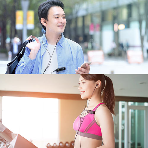 Bluetoothポータブルアンプ（ワイヤレス・ヘッドホンアンプ・高音質・ハイレゾ対応・コンパクト・小型・AAC・LDAC対応・マイクつき）